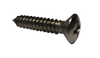 4-24 x 5/16 Phillips Oval Self Tapping Screw Type AB Fully Threaded 18-8 Stainless-Bolt Demon