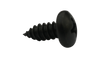 6-20 x 3/4 Phillips Pan Self Tapping Screw Type AB Fully Threaded Black Zinc-Bolt Demon