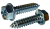 12-14 x 1/2 Phillips Indent Hexwasher Serrated Self Tap Screw Type AB Full Thread Zinc-Bolt Demon