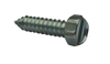 1/4-14 x 1/2 Indented Hex Slotted Self Tapping Screw Type AB Fully Threaded Zinc-Bolt Demon