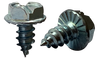 8-18 x 1/4 Slot Indent Hex Washer Serrated Self Tap Screw Type AB Full Thread Zinc-Bolt Demon