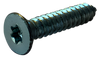 4-24 x 3/8 6 Lobe Flat Self Tapping Screw Type AB Fully Threaded Zinc-Bolt Demon