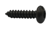 10-16 x 5/8 6 lobe Pan Self Tapping Screw Type AB Full Thread 18-8 Stainless Steel Black Ox-Bolt Demon