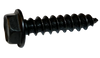 5/16-12 x 1 1/4 Unslotted Indented Hex Washer Self Tapping Screw Type AB Fully Threaded Black Oxide-Bolt Demon