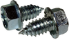 8-18 x 1/2 Unslotted Indented Hex Washer Serrated Self Tap Screw Type AB Full Thrd Zinc-Bolt Demon