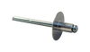 1/8 x .37-.50 Large Flange Aluminum Rivet with Steel Mandrel-Bolt Demon