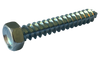 6-18 x 1/2 Indented Hex Head Unslotted Self Tapping Screw Type A Fully Threaded Zinc-Bolt Demon