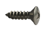8-15 x 1/2 Phillips Oval Self Tapping Screw Type A Fully Threaded 18-8 Stainless Steel-Bolt Demon
