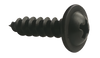 8-15 x 1/2 Phillips Round Washer Self Tapping Screw Type A Fully Threaded Black Oxide-Bolt Demon