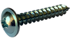 8-15 x 2 Phillips Round Washer Self Tapping Screw Type A Fully Threaded Zinc-Bolt Demon