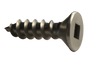 6-18 x 3/8 Square Flat Self Tapping Screw Type A Fully Threaded 18-8 Stainless Steel-Bolt Demon