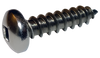 10-12 x 1 Square Pan Self Tapping Screw Type A Fully Threaded 18-8 Stainless Steel-Bolt Demon