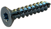 10-12 x 1 6 Lobe Flat Self Tapping Screw Type A Full Thread Zinc-Bolt Demon