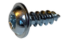 8-15 x 1/2 Six Lobe Round Washer Self Tapping Screw Type A Fully Threaded Zinc-Bolt Demon