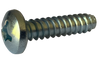 8-18 x 3/8 Phillips Pan Self Tapping Screw Type B Fully Threaded Zinc and Bake-Bolt Demon