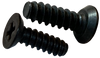4-24 x 3/16 Phillips Flat Undercut Self Tapping Screw Type B Fully Threaded Black Zinc-Bolt Demon
