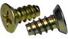 8-18 x 3/8 Phillips Flat Undercut Self Tapping Screw Type B Fully Threaded Zinc Yellow ROHS-Bolt Demon