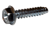 4-24 x 1/4 Phillips Indented Hex Washer Self Tapping Screw Type B Fully Threaded Zinc-Bolt Demon
