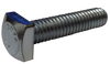 5/16-18 x 1 3/8 Square Head Battery Bolt Fully Threaded Zinc-Bolt Demon