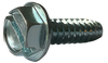 10-16 x 1 1/2 Slotted Indented Hex Washer Self Tapping Screw Type B Fully Threaded Zinc-Bolt Demon
