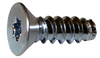 6-20 x 1/2 Six Lobe Flat Self Tapping Screw Type B Fully Threaded Zinc-Bolt Demon