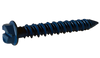 3/16 x 1 1/4 Slotted Hex Washer Concrete Screw With Drill Bit Blue Perma Seal-Bolt Demon