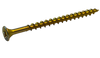 7 x 2 1/2 Phillips Recess Bugle Head Coarse Thread Drywall Screw Zinc Yellow-Bolt Demon