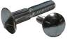 5/16-18 x 1 3/4 Ribbed Neck Carriage Bolt Grade 5 Fully Threaded Zinc-Bolt Demon