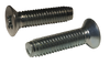 M2.5-0.45 x 6 DIN 7500M Metric Type Z Flat Thread Rolling Screw Zinc & Wax-Bolt Demon