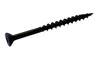 6-13 x 1 1/8 Phillips Flat Head with Nibs Deep Thread Wood Screw Type 17 2/3 Thread Black Ox-Bolt Demon