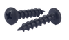 10-9 x 1/2 Phillips Pan Deep Thread Wood Screw Full Thread Black Oxide and Oil-Bolt Demon