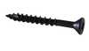 10-9 x 3 1/2 Square Phil Drive Flat w/Nibs Deep Thread Wood Screw 2/3 Thread Type 17 Black Ox-Bolt Demon