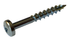 8-11 x 1 1/2 Square Phil Drive Pan Deep Thread Wood Screw 2/3 Thread Type 17 Zinc-Bolt Demon