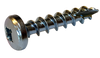 8-11 x 1 Square Phil Drive Pan Deep Thread Wood Screw Full Thread Type 17 Zinc-Bolt Demon