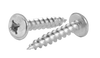 8-11 x 1 Square Phillips Drive Round Washer Deep Thread Wood Screw Full Thread Zinc-Bolt Demon