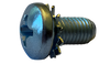 6-32 x 3/16 Phillips Pan External Sems Machine Screw Fully Threaded Zinc-Bolt Demon
