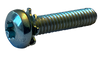 8-32 x 3/16 Six Lobe Pan Head External Tooth Sems Machine Screw Fully Threaded Zinc-Bolt Demon