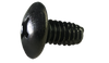 6-32 x 5/16 Phillips Truss Thread Cutting Screw Type F Fully Threaded Black Zinc and Bake-Bolt Demon
