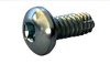 6-32 x 1/2 Square Drive Pan Thread Cutting Screw Type F Fully Threaded Zinc-Bolt Demon
