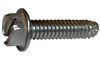 8-32 x 1 Slotted Indented Hex Washer Thread Cut Screw Type F Full Thread 410 Stainless St-Bolt Demon