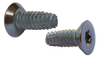 10-24 x 1/2 Six Lobe Flat Undercut Thread Cutting Screw Type F Fully Threaded Zinc-Bolt Demon