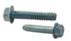 3/8-16 x 1/2 Unslotted Indented Hex Washer Thread Cutting Screw Type F Fully Threaded Zinc An-Bolt Demon