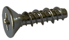 6-19 x 3/4 Phillips Flat High Low Screw Fully Threaded 18-8 Stainless Steel-Bolt Demon