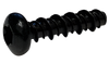 8-18 x 3/4 #6HD Six Lobe Pan High Low Screw Fully Threaded Black Zinc and Bake-Bolt Demon