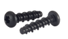 10-16 x 3/4 #8HD Six Lobe Pan High Low Screw Fully Threaded Black Oxide-Bolt Demon