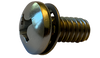 10-32 x 1/4 Phillips Pan Internal Sems Machine Screw Fully Threaded 18-8 Stainless Steel-Bolt Demon