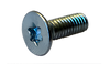 M4-0.7 x 12 ISO14581 Metric 6-Lobe Flat Machine Screw Full Thd Class8.8 Heat Treat Zinc ROHS-Bolt Demon