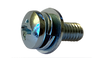 M2 x 5W5 JIS B1188 Phil Pan Split Washer Flat Washer Sems M/S Zinc-Bolt Demon