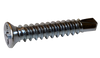 8-18 x 3/4 Phillips Flat Self Drilling Screw Full Thread With A #6 Head Zinc & Bake-Bolt Demon