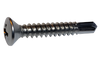 8-18 x 1 1/4 Phil Oval Self Drilling Screw Full Thread 410 Stainless Steel-Bolt Demon